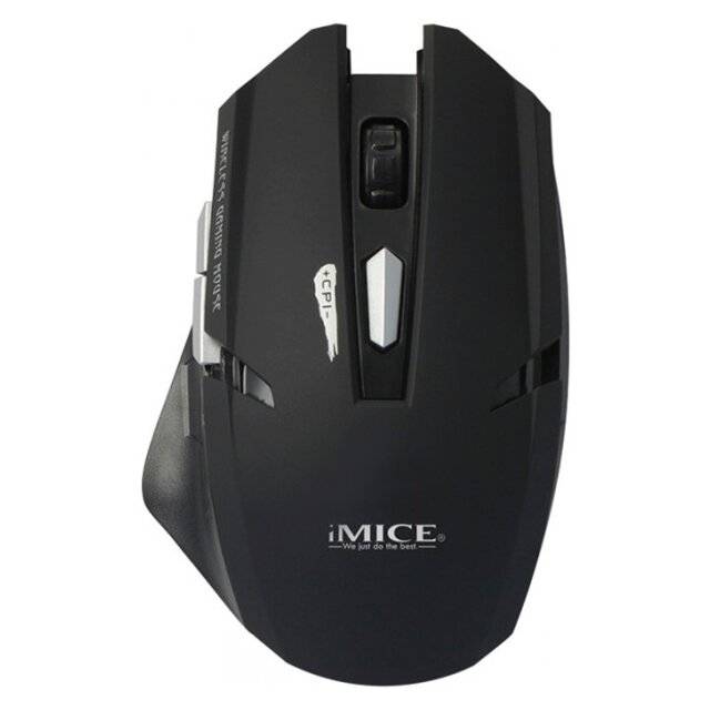 ماوس iMice E1700 لاسلكي 2.4GHz أسود 3200 DPI - 5