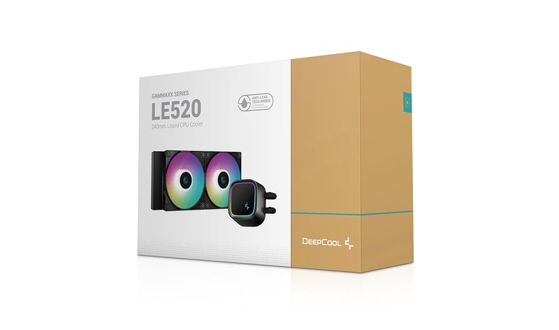 DeepCool LE520 240mm AIO Liquid CPU Cooler 220W TDP - 9