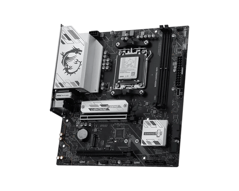 MSI B850M GAMING WIFI AMD AM5 DDR5 Micro-ATX Motherboard - 4