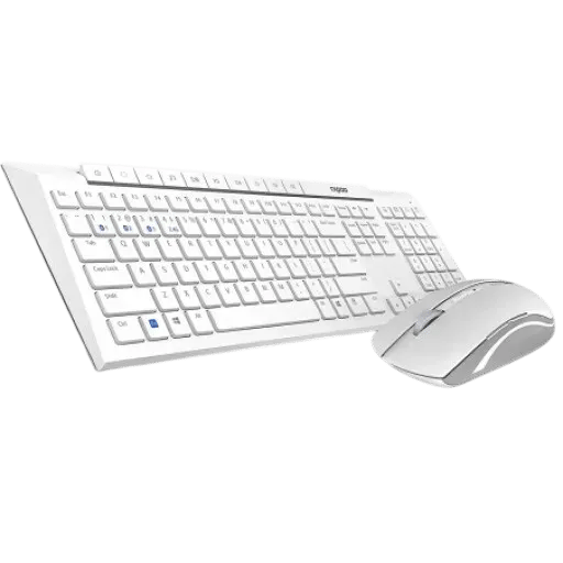 كيت كيبورد وماوس Rapoo 8210M Dual-Mode Wireless أبيض - 6