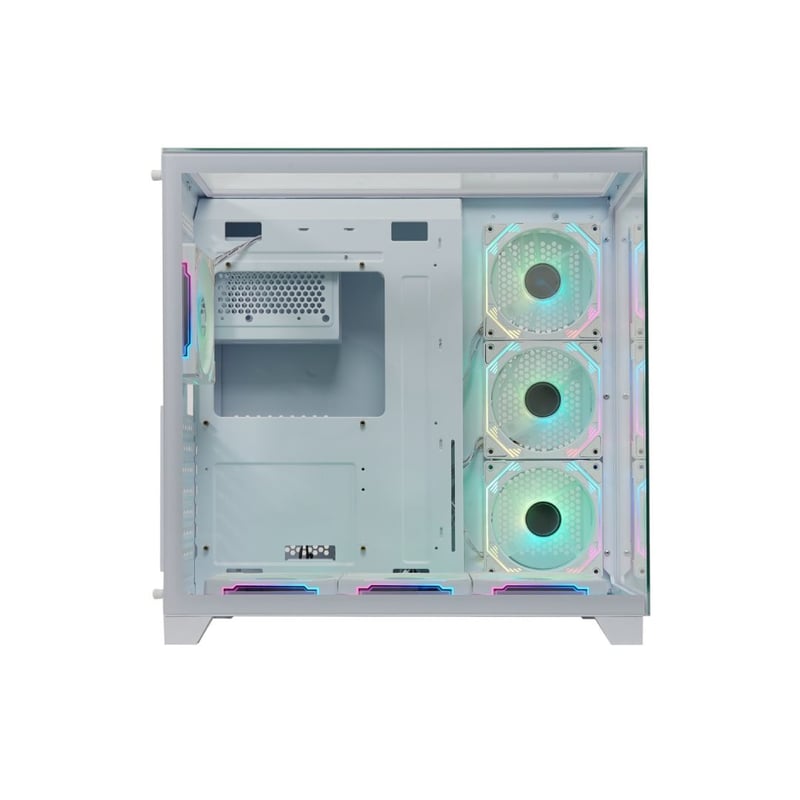 RAPTOR Gilgamesh Mid-Tower ATX Case White Tempered Glass - 5