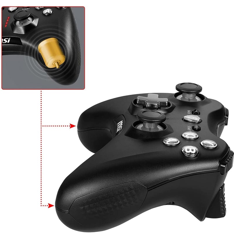MSI Force GC20 V2 Wired Game Controller White - 4