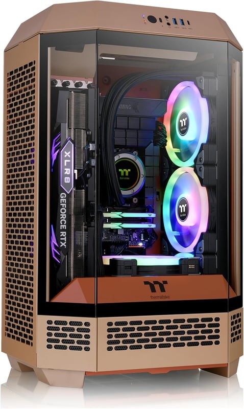 Thermaltake The Tower 300 Micro-Tower ATX Case Gravel Sand Tempered Glass - 10
