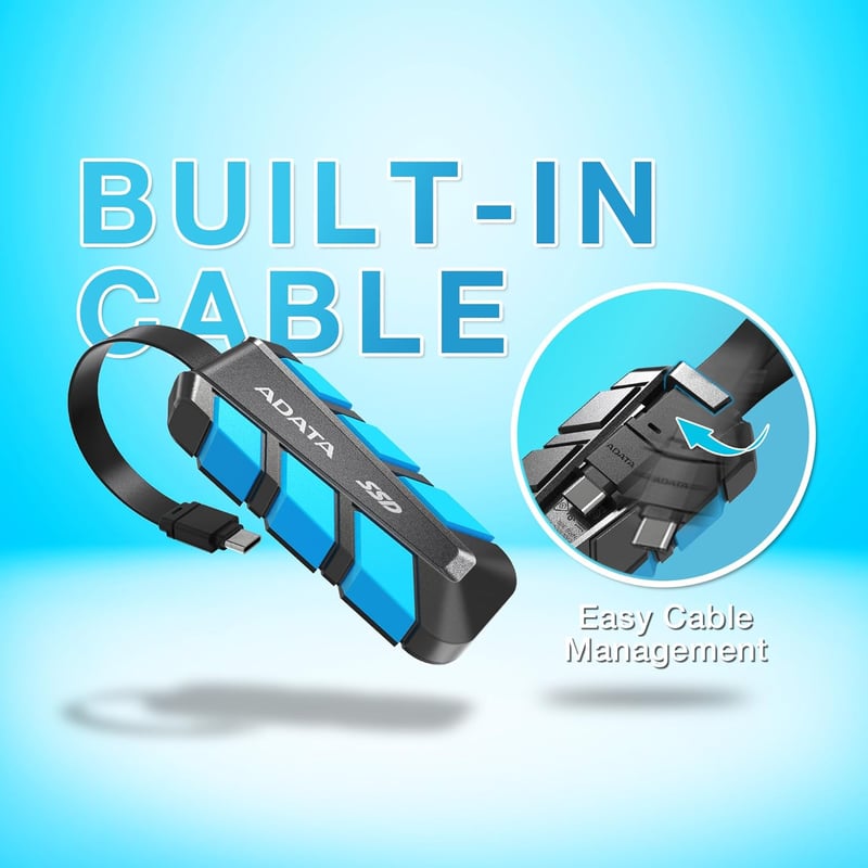 هارد خارجي ADATA SD820 4TB USB 3.2 Gen 2x2 Rugged Gray - 12