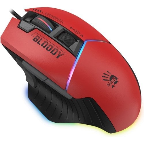 ماوس Bloody W95 Max Sports 12000 DPI سلكي RGB أحمر - 33