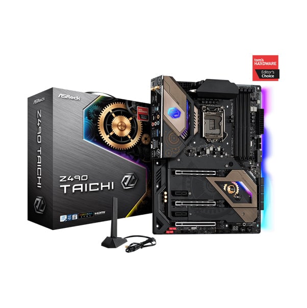 ASRock Taichi Z490 LGA1200 ATX Motherboard WiFi - 4