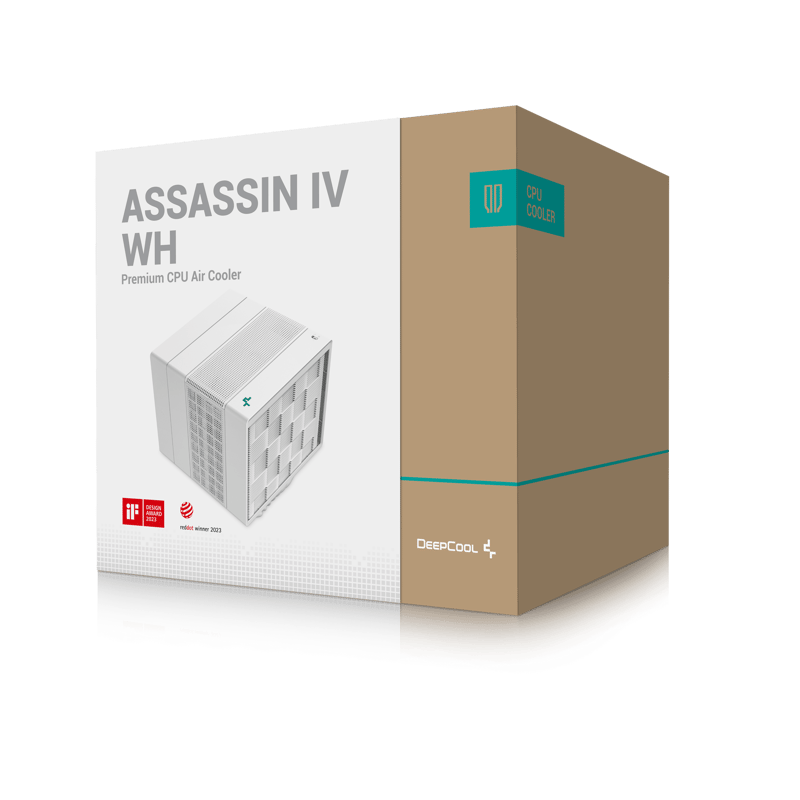 DeepCool Assassin IV CPU Air Cooler 280W TDP White - 10