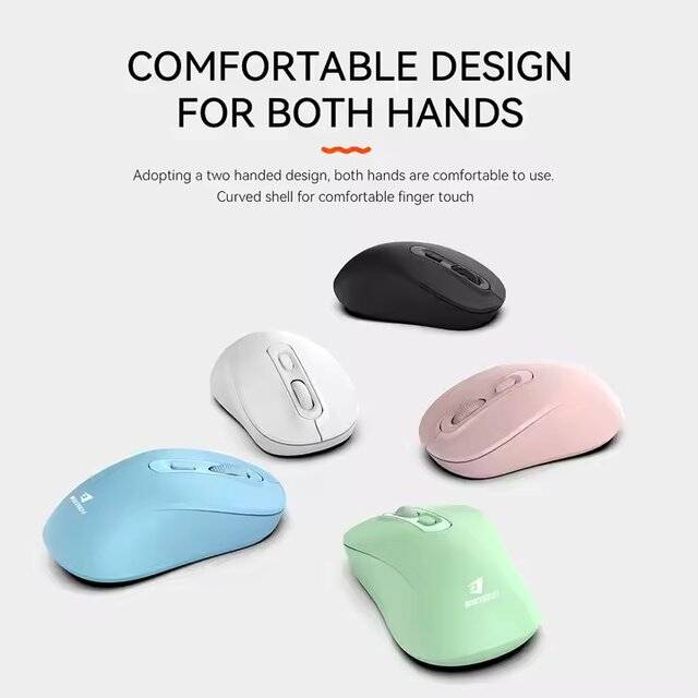 Jertech SM-01 Wireless Optical Mouse Black 1200 DPI - 2