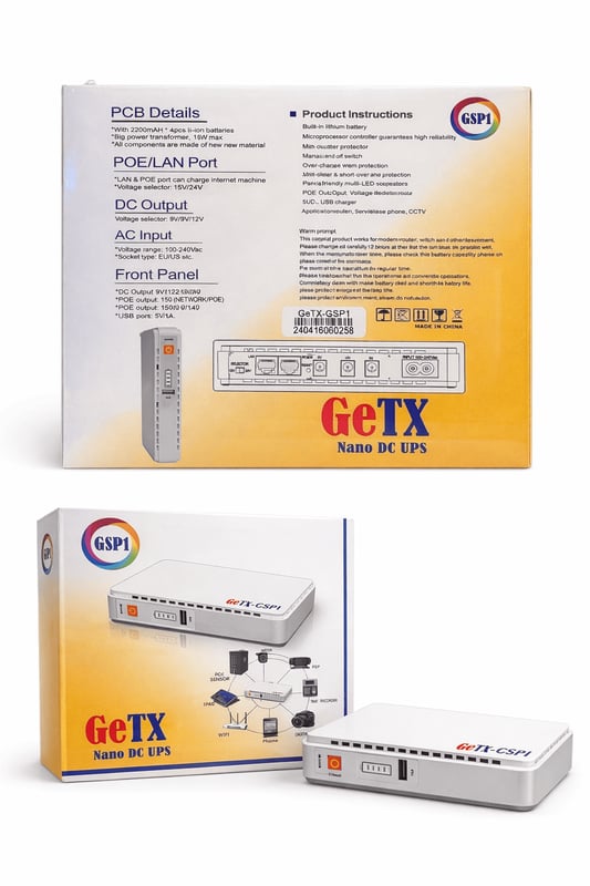 يو بي إس GeTX GSP1 Mini 15W Offline Nano DC - 1