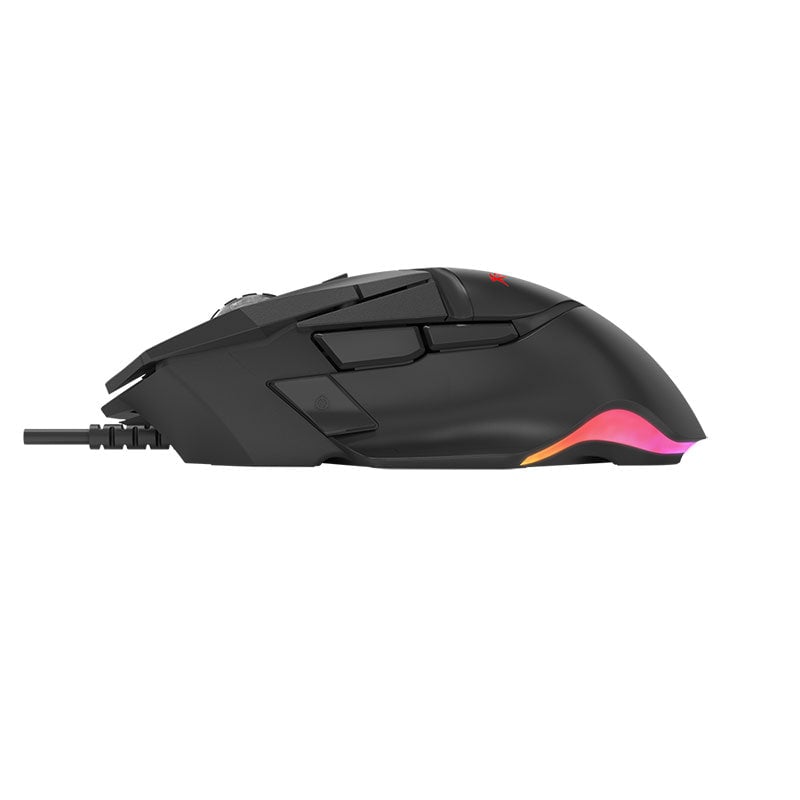 ماوس Xtrike Me GM-520 12800 DPI سلكي RGB أسود - 9
