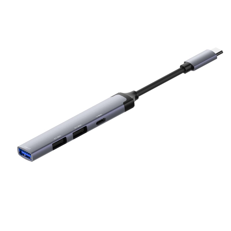 محول USB LDNIO DS-34U 4 في 1 USB-C بـ 1xUSB 3.0 و 3xUSB 2.0 بسرعة 5Gbps - 3