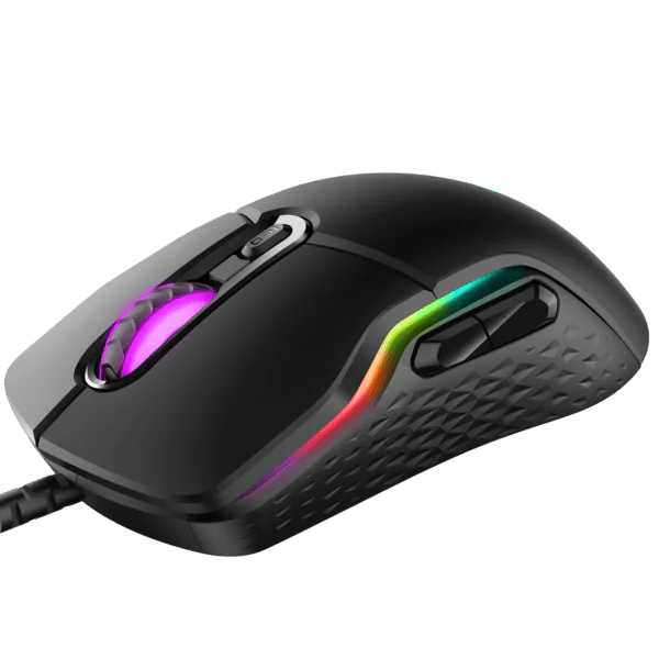 ماوس Rapoo VT200 6200 DPI سلكي RGB 8 أزرار أسود - 4