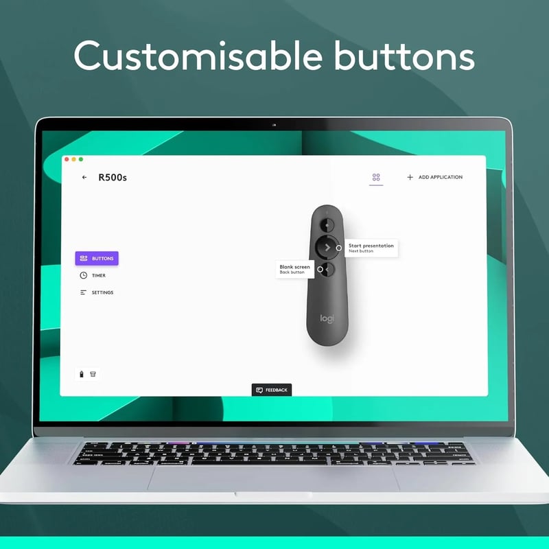 اكسسوار Logitech R500s ليزر بلوتوث Dual-Mode رمادي - 5