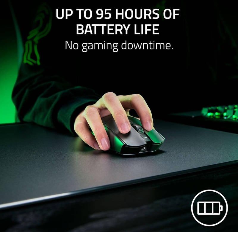 ماوس قيمنق Razer Viper V3 Pro لاسلكي 35K DPI 54g أسود - 4