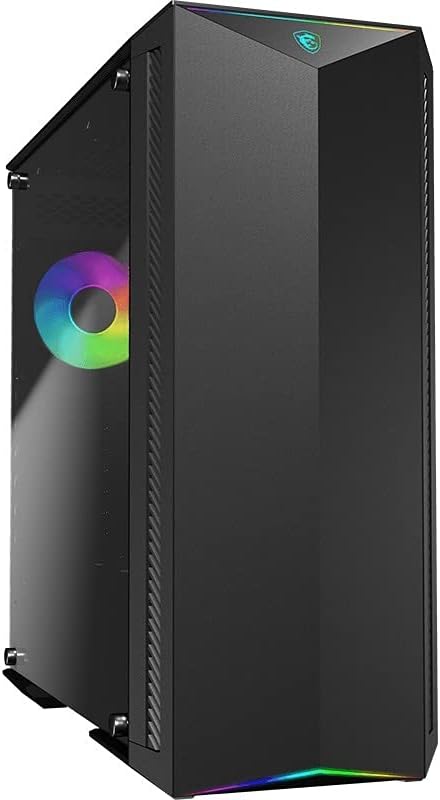 MSI MPG GUNGNIR 100 Mid-Tower ATX Case Black Tempered Glass - 2
