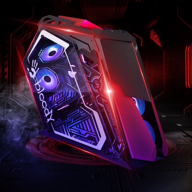 كيس Bloody Rogue GH-30 Mid-Tower Black - 7