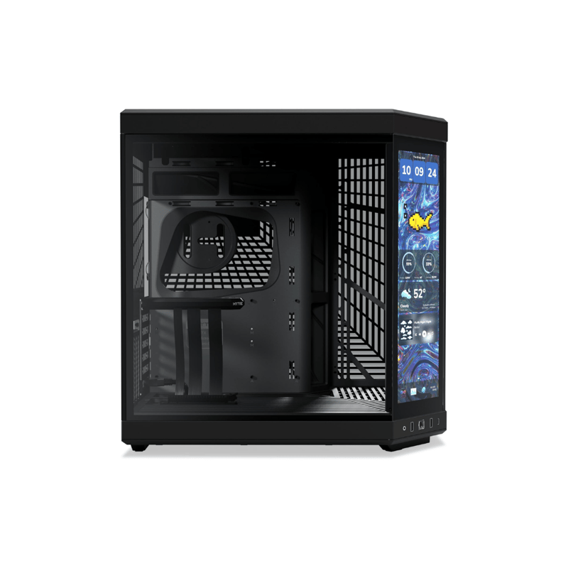 كيس HYTE Y70 Touch Infinite Mid-Tower ATX أسود زجاج بانوراما - 10