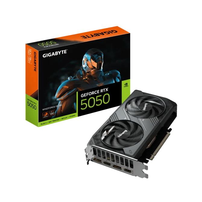 كارت شاشة Gigabyte GeForce RTX 5050 8GB GDDR6 Windforce OC Edition - 5