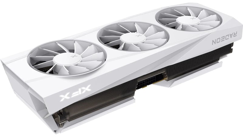 XFX Quicksilver AMD Radeon RX 9070 XT White Magnetic Air Edition 16GB Graphics Card - 3