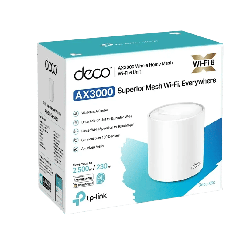 TP-Link Deco X50 AX3000 WiFi 6 Dual-Band Mesh System - 2