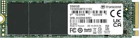 SSD Transcend MTE115 500GB NVMe M.2 2280 PCIe Gen3x4 - 5