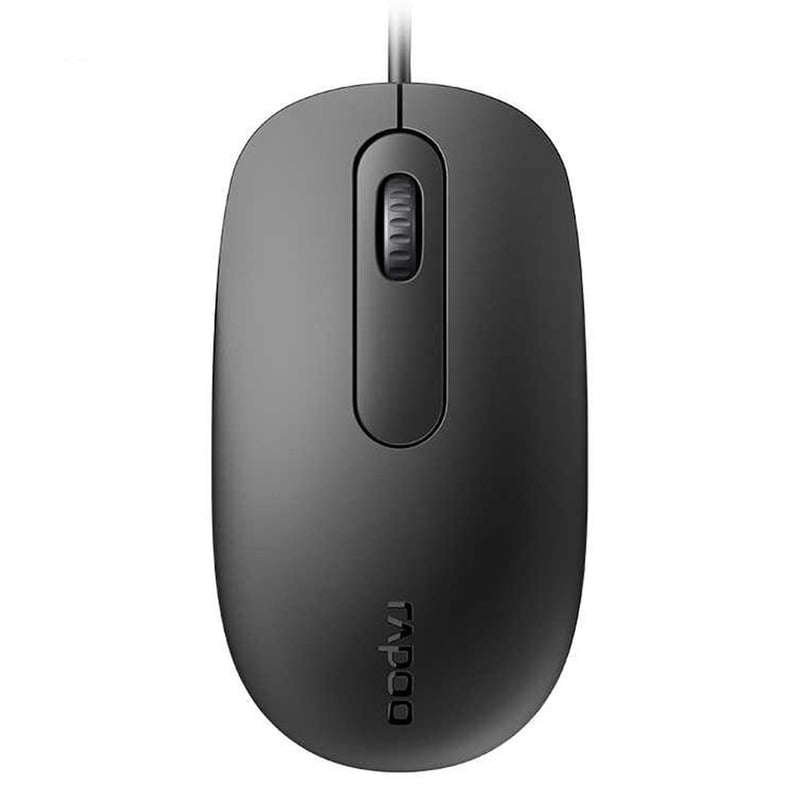 ماوس Rapoo N200 بصري 1000 DPI سلكي أسود - 1