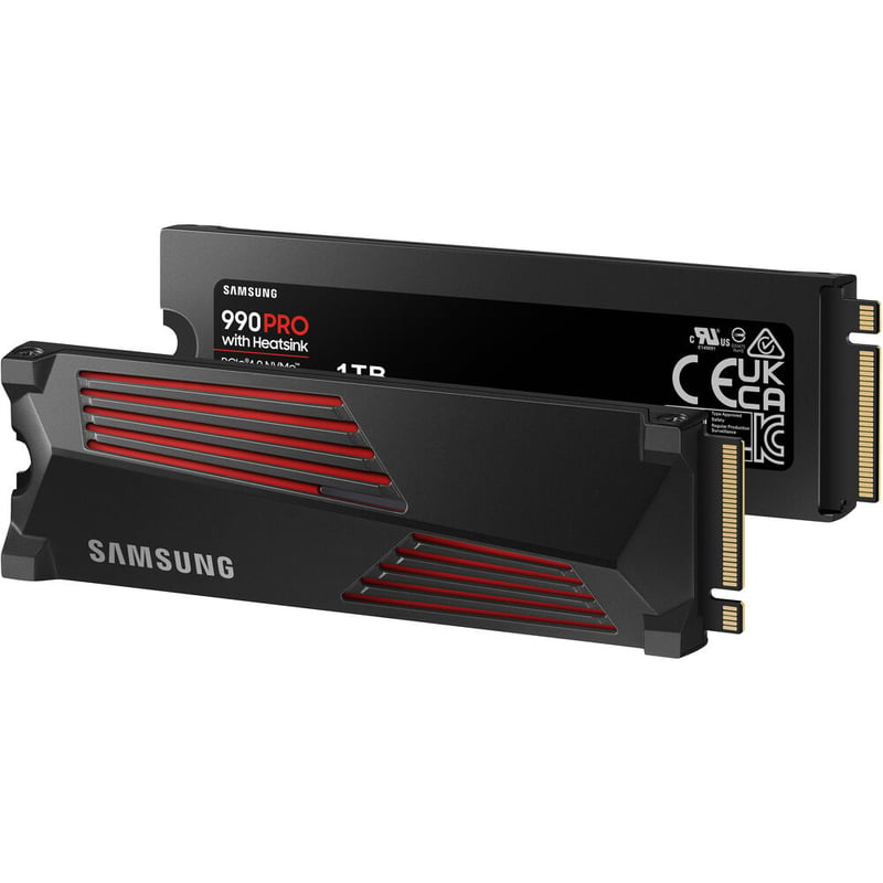 SSD Samsung 990 Pro 1TB NVMe M.2 PCIe 4.0 مع Heatsink - 16