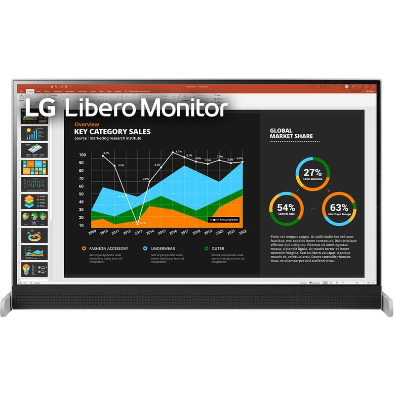 شاشة LG Libero 27″ 2560x1440 QHD 75Hz IPS - 6