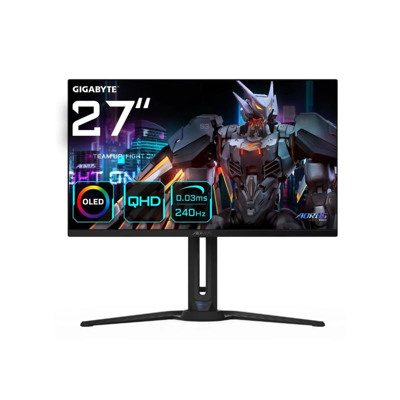 Gigabyte AORUS FO27Q2 27" 1440p 240Hz QD-OLED Gaming Monitor - 8