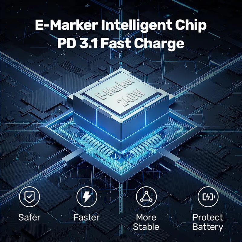 كيبل Unitek USB-C إلى USB-C 240W 2m - 2