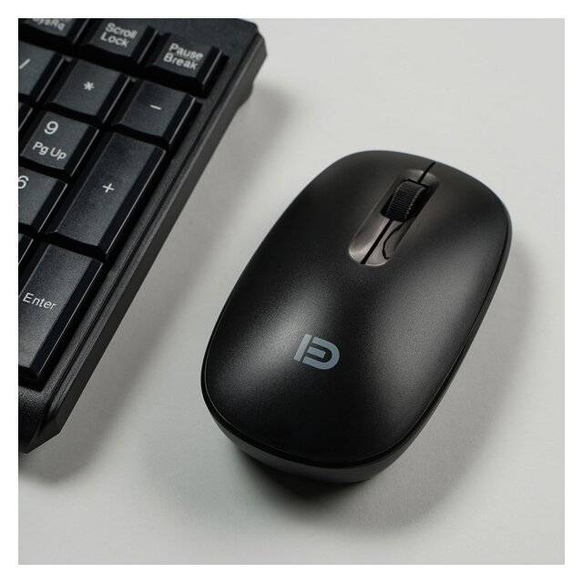 FUDE E311 Wireless Mouse 1600 DPI Black - 3