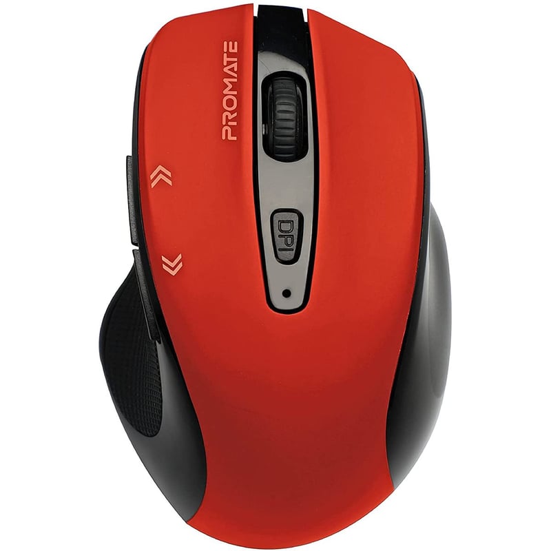ماوس Promate Cursor EZGrip 1600 DPI لاسلكي أحمر - 1