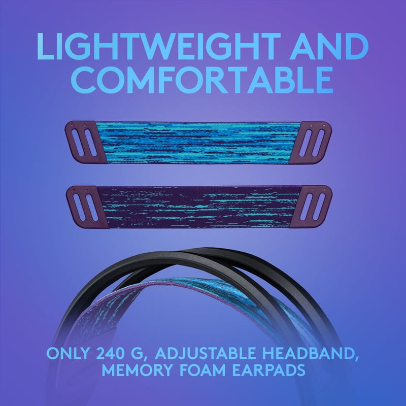سماعات Logitech G335 سلكي مع ميكروفون أسود - 21