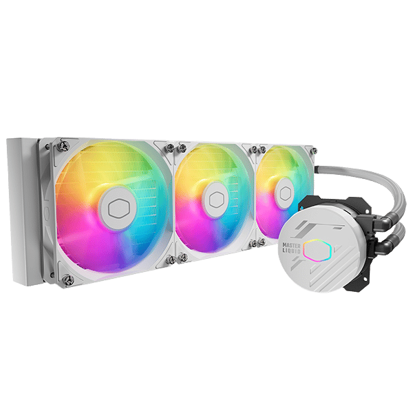 Cooler Master MasterLiquid 360L Core ARGB AIO 360mm Liquid Cooler White - 6