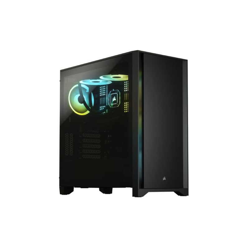Corsair iCUE 4000D Mid-Tower Case Black Tempered Glass RGB - 1