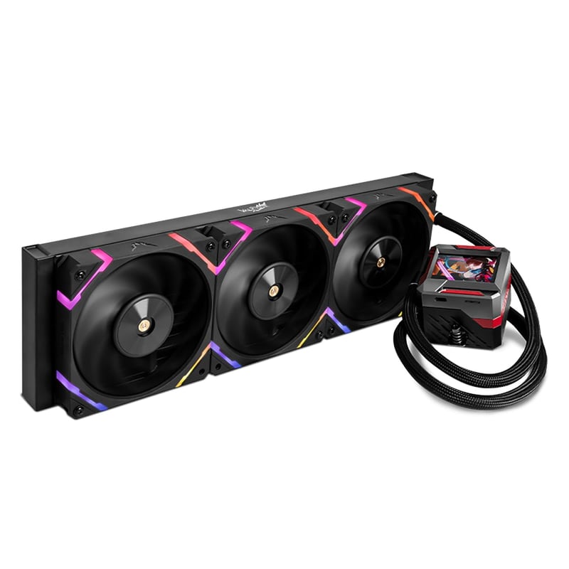Valkyrie E360 AIO Liquid Cooler 360mm with LCD Display - 9