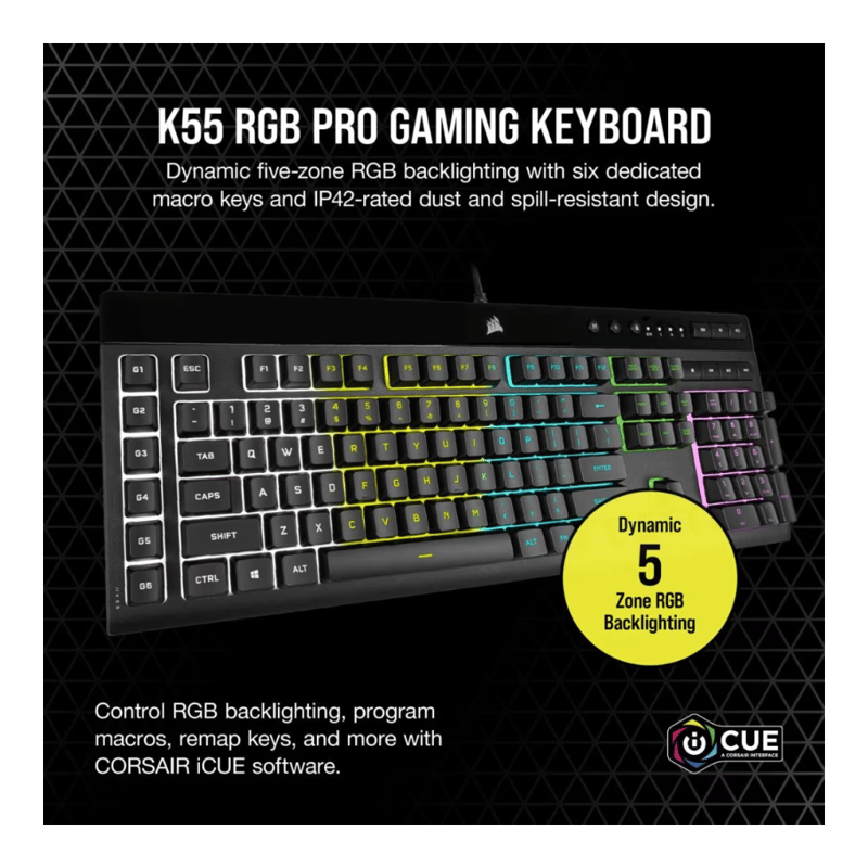 ماوس باد Corsair MM100 Pro RGB 320mm x 270mm أسود - 6
