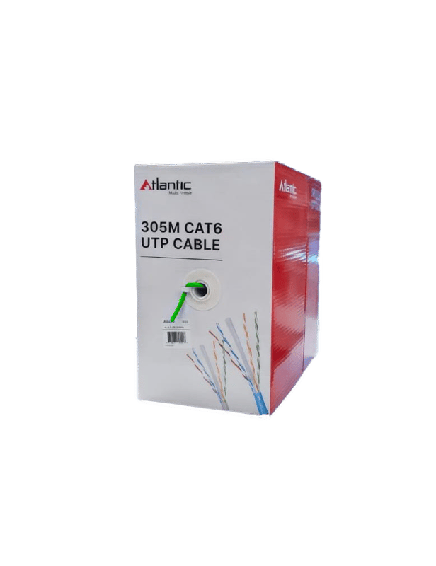 كيبل Atlantic CAT6 UTP Ethernet 305m Roll 0.57mm CCA PVC Orange - 5