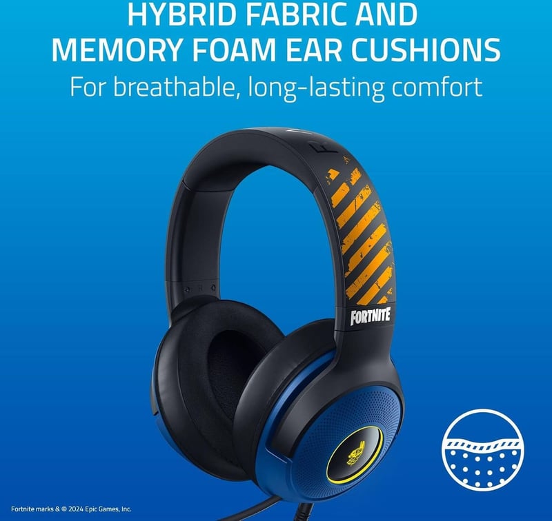 سماعات Razer Kraken V3 X USB سلكية مع ميك بلو - 5