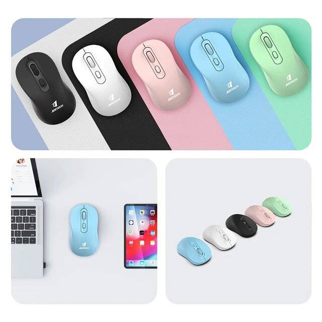 Jertech SM-01 Wireless Optical Mouse Black 1200 DPI - 3