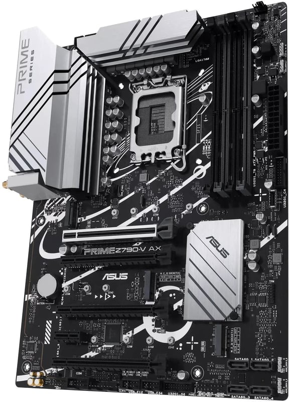 مذربورد أسوس PRIME Z790-V AX لمعالجات LGA 1700 مقاس ATX مع DDR5 و PCIe 5.0 و Wi-Fi 6 - 4