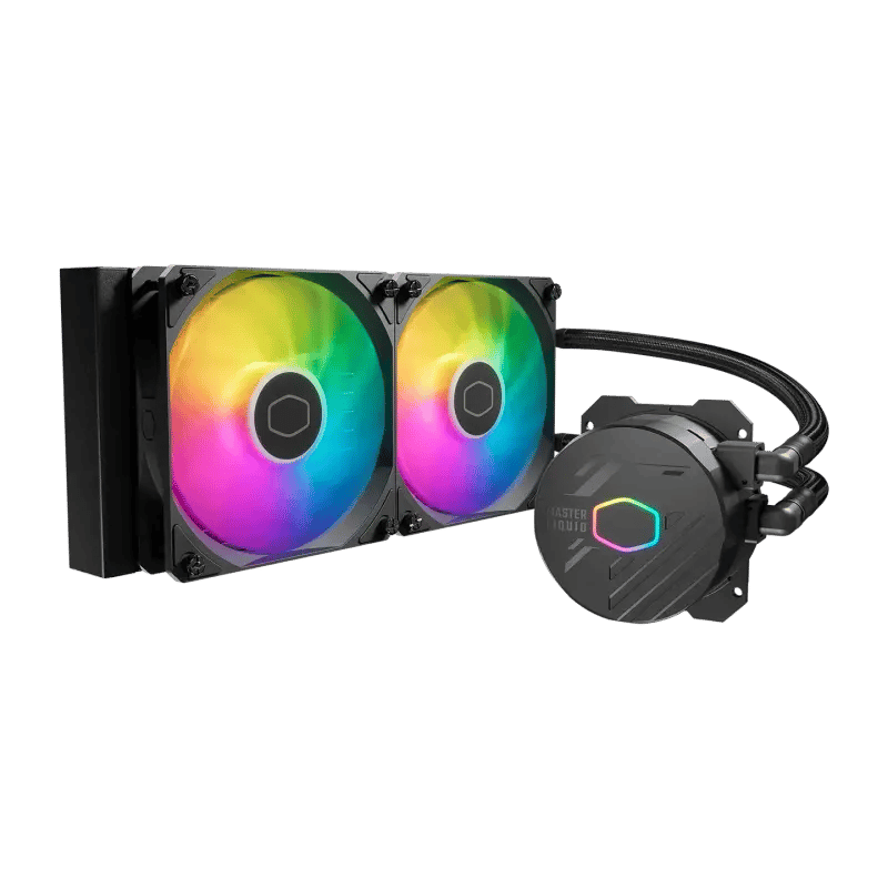 مبرد Cooler Master Core 240mm AIO سائل ARGB أسود - 2