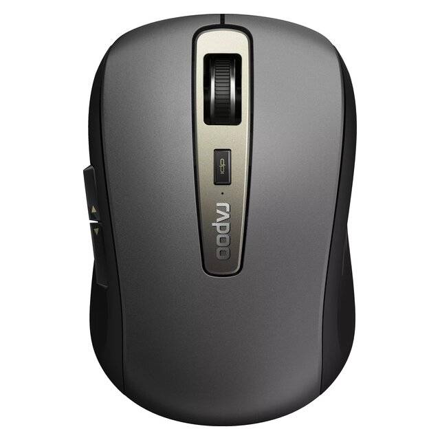 ماوس Rapoo M350L 2400 DPI Dual-Mode رمادي غامق - 1