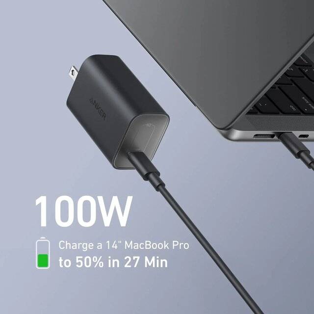 شاحن Anker Nano 100W GaN أسود - 4