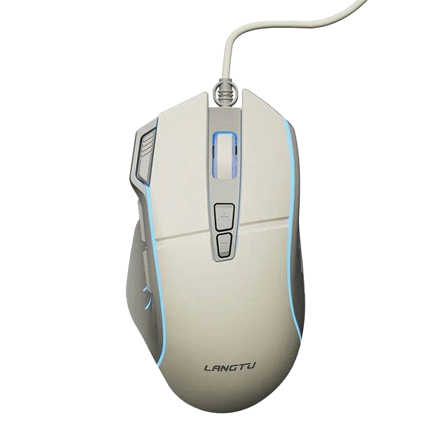 Langtu G1 Pro Gaming Mouse Wired 7200 DPI White - 4