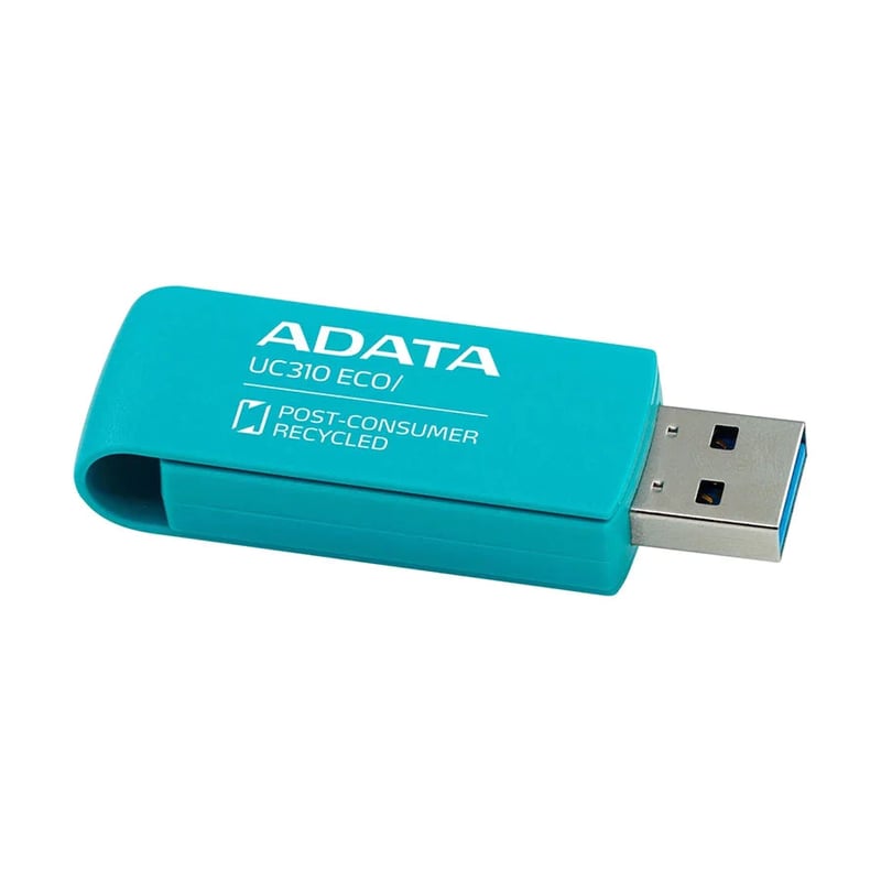 ADATA UC310 Eco 256GB USB 3.2 Flash Drive Green - 4