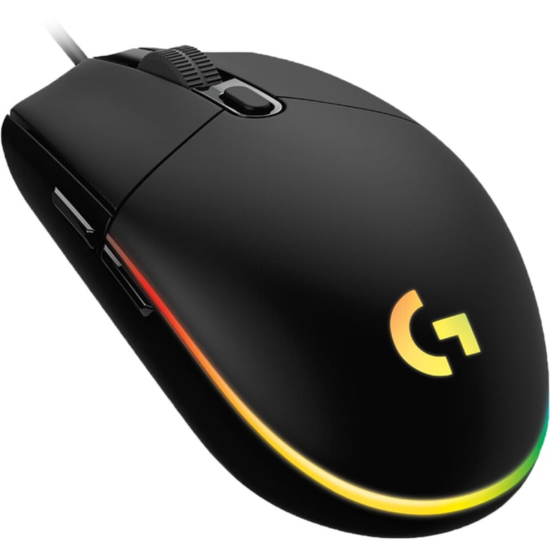 ماوس Logitech G203 LIGHTSYNC 8000 DPI RGB USB أبيض - 8