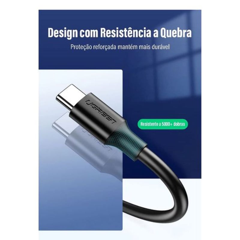 UGREEN UG-20882 USB-A to Type-C Cable - 1m - 3