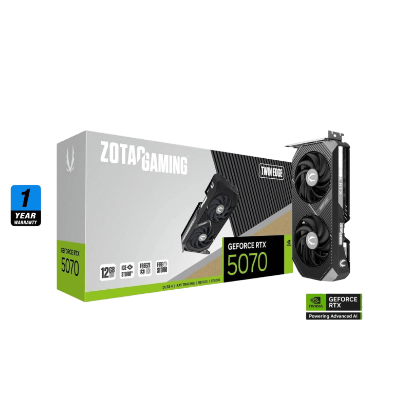 ZOTAC GAMING GeForce RTX 5070 12GB GDDR7 Twin Edge - 7