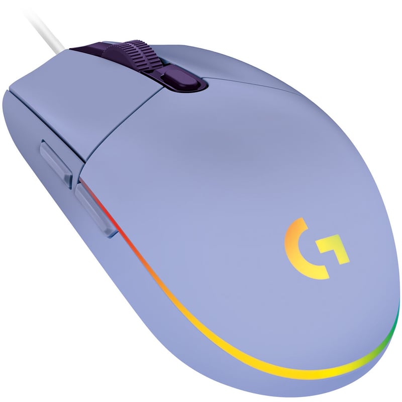 ماوس Logitech G203 LIGHTSYNC 8000 DPI RGB USB أبيض - 18
